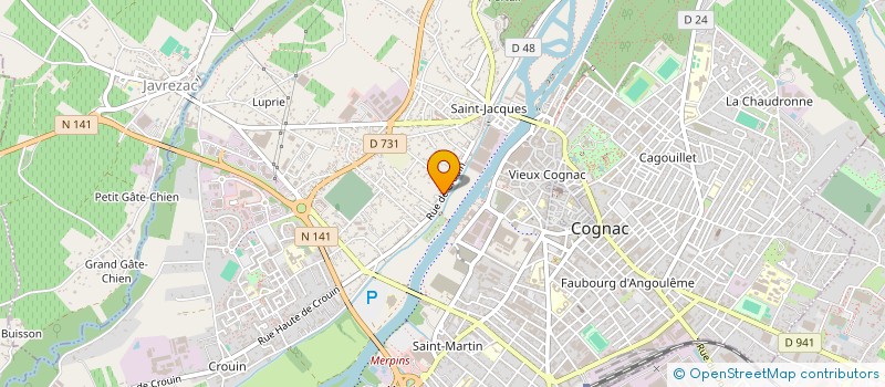localisation de l'entreprise MADAME SILIKA KY à COGNAC
