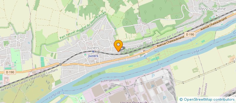 localisation de l'entreprise MADAME SILIN ZHU  JUZIERS