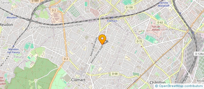 localisation de l'entreprise MADAME SILINA SYAN à CLAMART