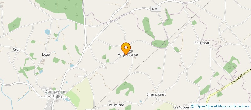 localisation de l'entreprise MADAME SILKE BERNHARDT à DOMPIERRE-LES-EGLISES