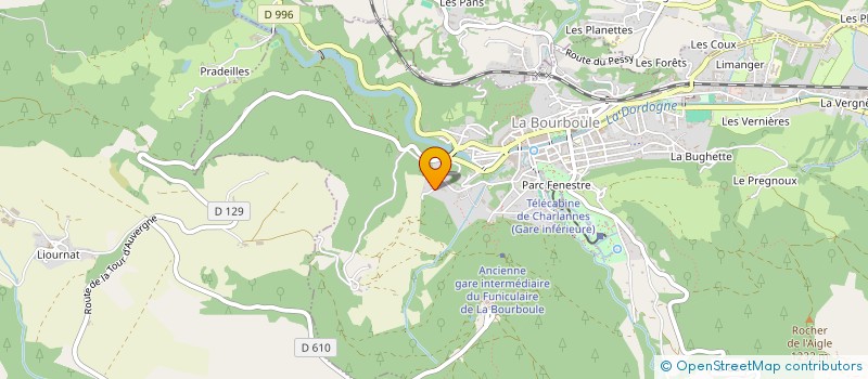 localisation de l'entreprise MADAME SILKE MAIER  LA BOURBOULE