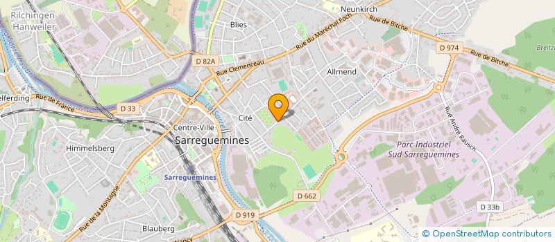 localisation de l'entreprise MADAME SILKE TENSCHERT à SARREGUEMINES