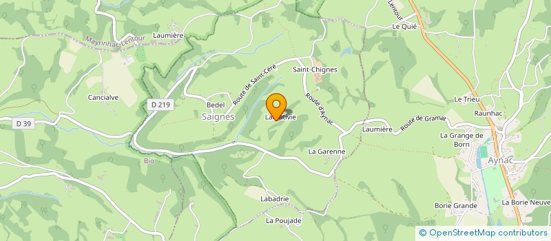 localisation de l'entreprise MADAME SILKE VAN GEIT à SAIGNES