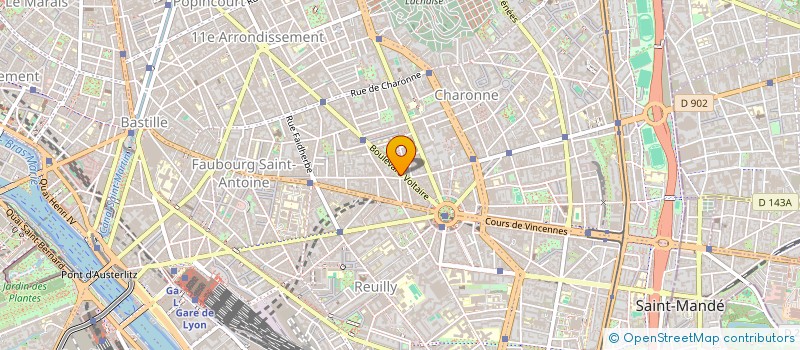 localisation de l'entreprise MADAME SILOE NOUYRIT  PARIS