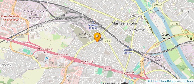 localisation de l'entreprise MADAME SILRINE GROSSO  MANTES-LA-VILLE