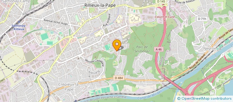 localisation de l'entreprise MADAME SILSILA BEHZAD  RILLIEUX-LA-PAPE