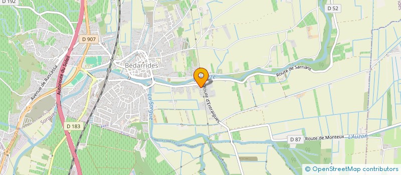 localisation de l'entreprise MADAME SILVANA BILIC  BEDARRIDES