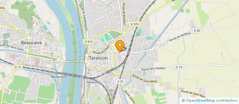 localisation de l'entreprise MADAME SILVANA CACHOTE CHULLI  TARASCON