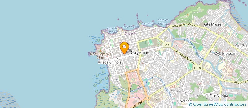 localisation de l'entreprise MADAME SILVANA DE CARVALHO GONCALVES  CAYENNE