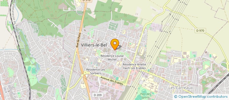 localisation de l'entreprise MADAME SILVANA FERNANDES DA SILVA  VILLIERS-LE-BEL