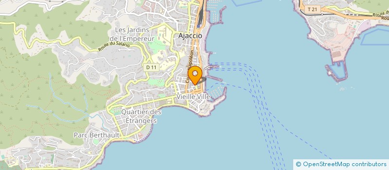 localisation de l'entreprise MADAME SILVANA GALLO à AJACCIO