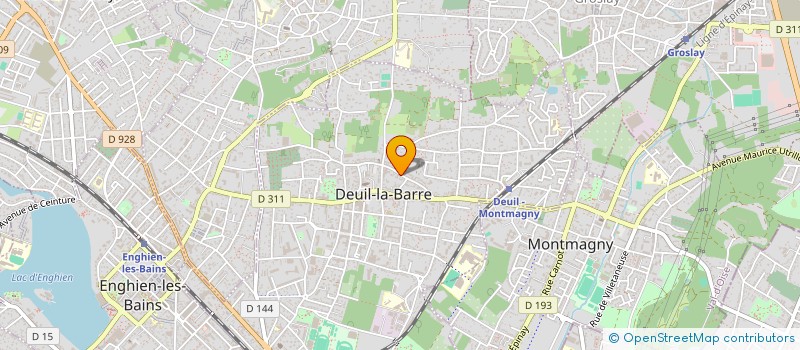 localisation de l'entreprise MADAME SILVANA GASPARINI  DEUIL-LA-BARRE