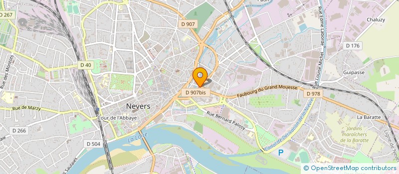 localisation de l'entreprise MADAME SILVANA GUILLAUMAT à NEVERS