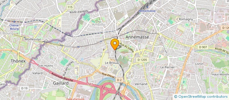 localisation de l'entreprise MADAME SILVANA MOI VIRCHAUX  ANNEMASSE