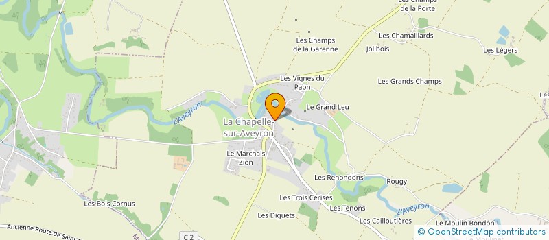 localisation de l'entreprise MADAME SILVANA RAIMUNDO DA SILVA ALVES  LA CHAPELLE-SUR-AVEYRON