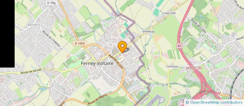 localisation de l'entreprise MADAME SILVIA ABSALON à FERNEY-VOLTAIRE