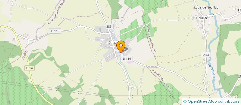 localisation de l'entreprise MADAME SILVIA ANTUNES à DOUZAT