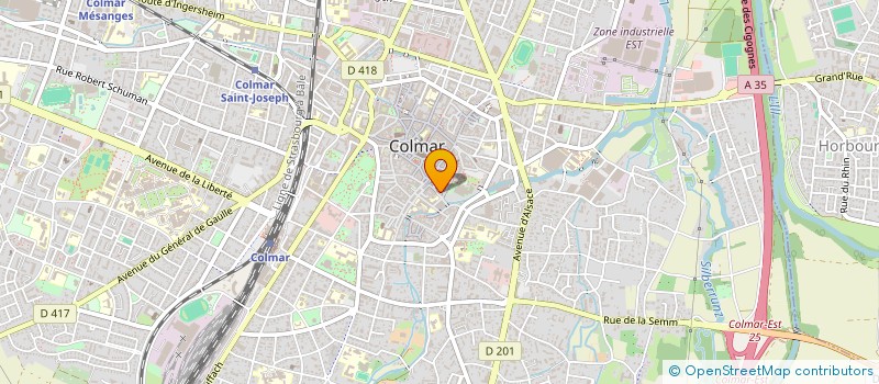 localisation de l'entreprise MADAME SILVIA CINOTTI à COLMAR