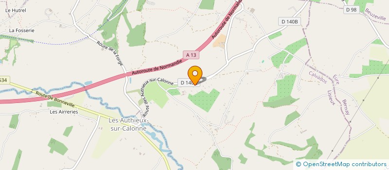 localisation de l'entreprise MADAME SILVIA COJOCARU  SAINT-ANDRE-D'HEBERTOT