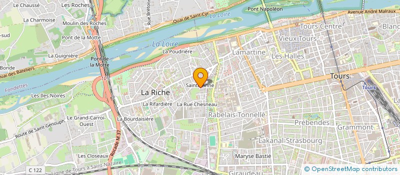 localisation de l'entreprise MADAME SILVIA DESTOUCHES  LA RICHE