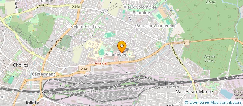 localisation de l'entreprise MADAME SILVIA DOS SANTOS FERNANDES  CHELLES