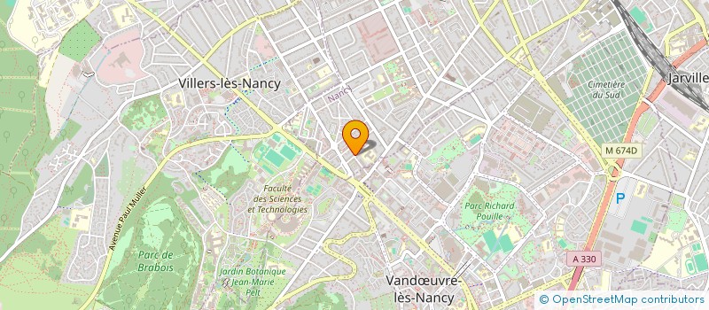 localisation de l'entreprise MADAME SILVIA FONTANA  NANCY