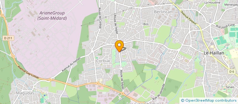 localisation de l'entreprise MADAME SILVIA GAUSMANN  SAINT-MEDARD-EN-JALLES