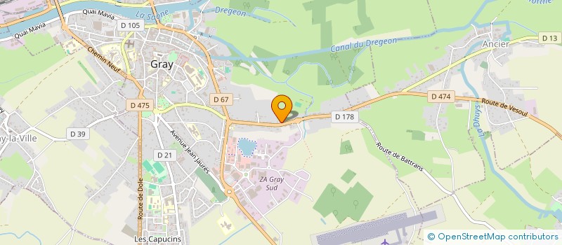 localisation de l'entreprise MADAME SILVIA GENELETTI  GRAY