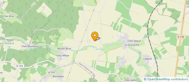 localisation de l'entreprise MADAME SILVIA HINOJOSA PASCUAL  SAINT-HILAIRE-DE-VILLEFRANCHE