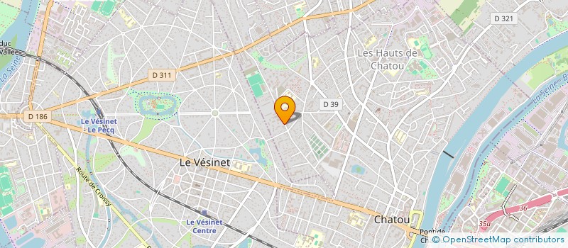 localisation de l'entreprise MADAME SILVIA IACONI  CHATOU