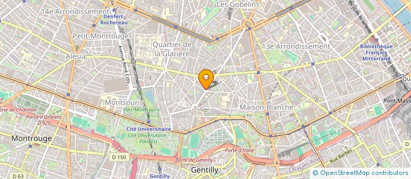 localisation de l'entreprise MADAME SILVIA IAMMARINO  PARIS