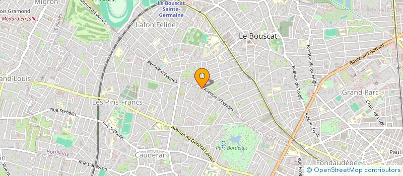 localisation de l'entreprise MADAME SILVIA IORDACHE  BORDEAUX