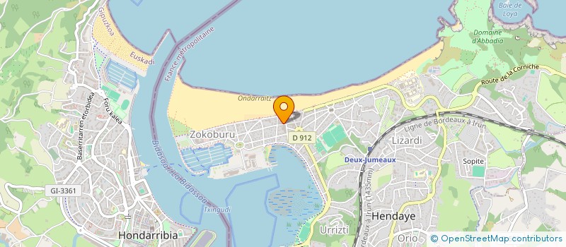 localisation de l'entreprise MADAME SILVIA LEDESMA à HENDAYE