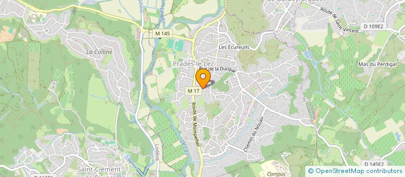 localisation de l'entreprise MADAME SILVIA LOY  PRADES-LE-LEZ