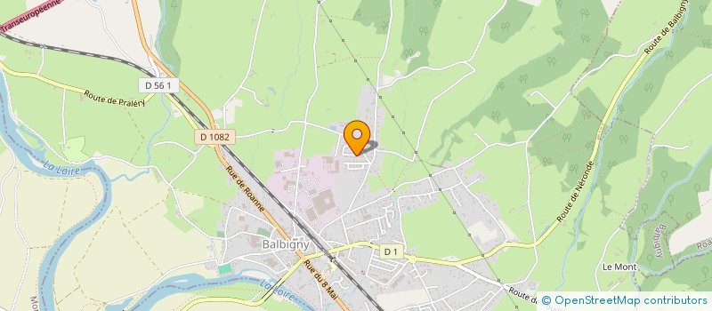 localisation de l'entreprise MADAME SILVIA LUCAK  BALBIGNY