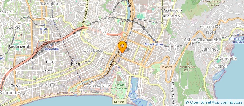 localisation de l'entreprise MADAME SILVIA MANDOLINI à NICE