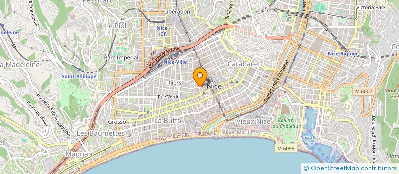 localisation de l'entreprise MADAME SILVIA MARIN  NICE