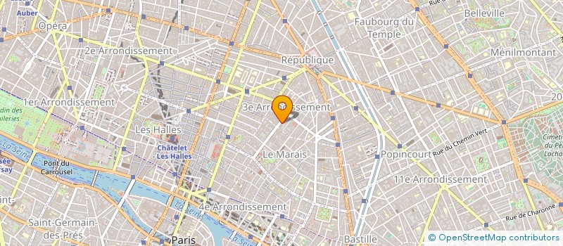 localisation de l'entreprise MADAME SILVIA MARZILI à PARIS