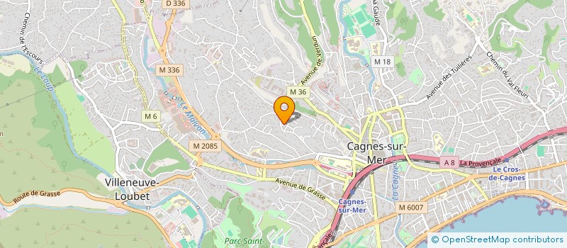 localisation de l'entreprise MADAME SILVIA MASSARI à CAGNES SUR MER