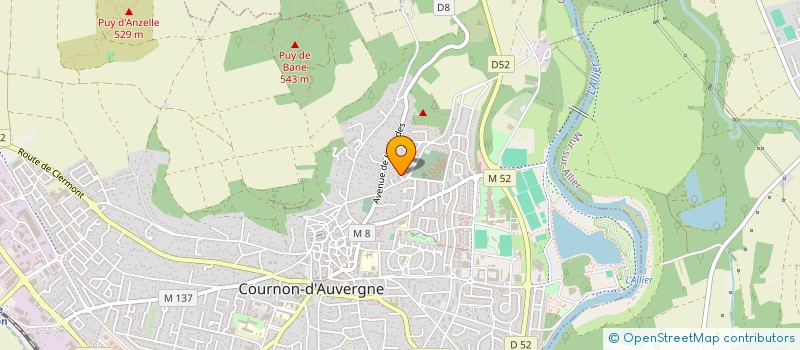 localisation de l'entreprise MADAME SILVIA MENDES SOBRAL  COURNON-D'AUVERGNE