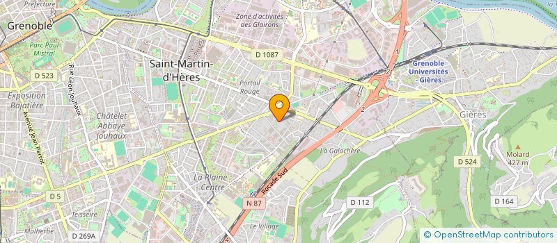 localisation de l'entreprise MADAME SILVIA OANCEA  SAINT-MARTIN-D'HERES