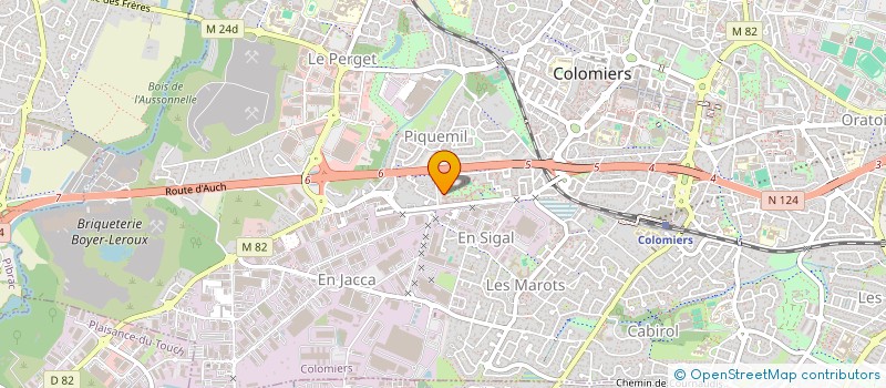 localisation de l'entreprise MADAME SILVIA OCCHIOVIVO à COLOMIERS