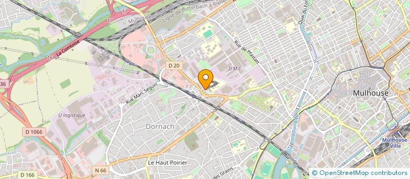 localisation de l'entreprise MADAME SILVIA OLIVIERI  MULHOUSE