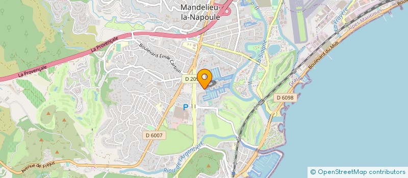 localisation de l'entreprise MADAME SILVIA PANCENCU à MANDELIEU-LA-NAPOULE