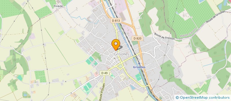 localisation de l'entreprise MADAME SILVIA PEREIRA MARTINS  GRISOLLES