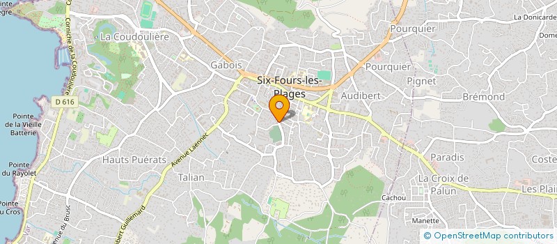 localisation de l'entreprise MADAME SILVIA PLOZNER à SIX-FOURS-LES-PLAGES