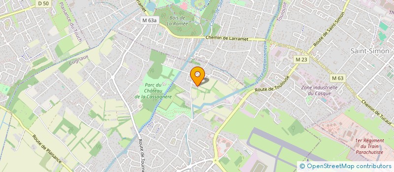 localisation de l'entreprise MADAME SILVIA RIBEIRO MARQUES FERREIRA  CUGNAUX