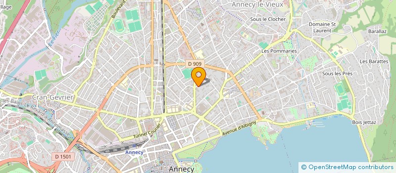 localisation de l'entreprise MADAME SILVIA SALERNO à ANNECY