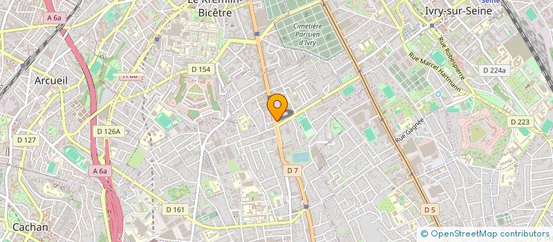 localisation de l'entreprise MADAME SILVIA SILVIA  VILLEJUIF