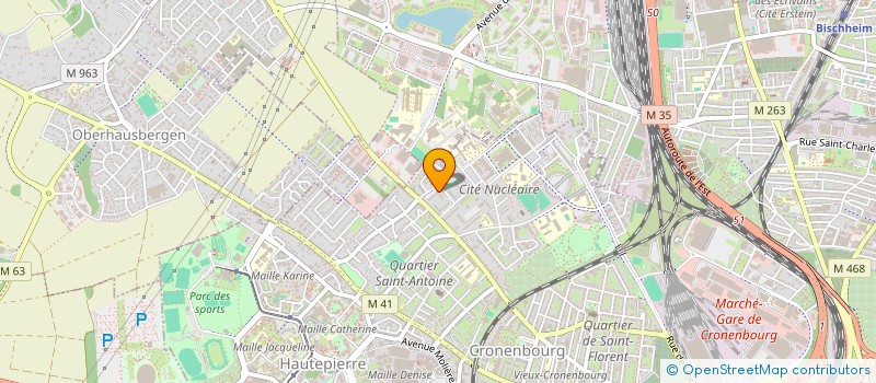 localisation de l'entreprise MADAME SILVIA SINDUG à STRASBOURG